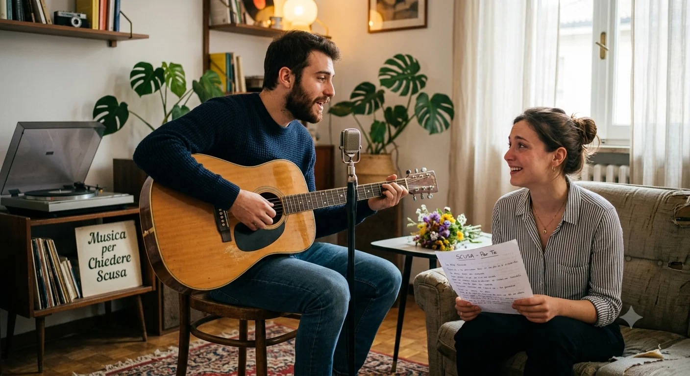 Come chiedere scusa in modo originale: la canzone come alternativa ai fiori