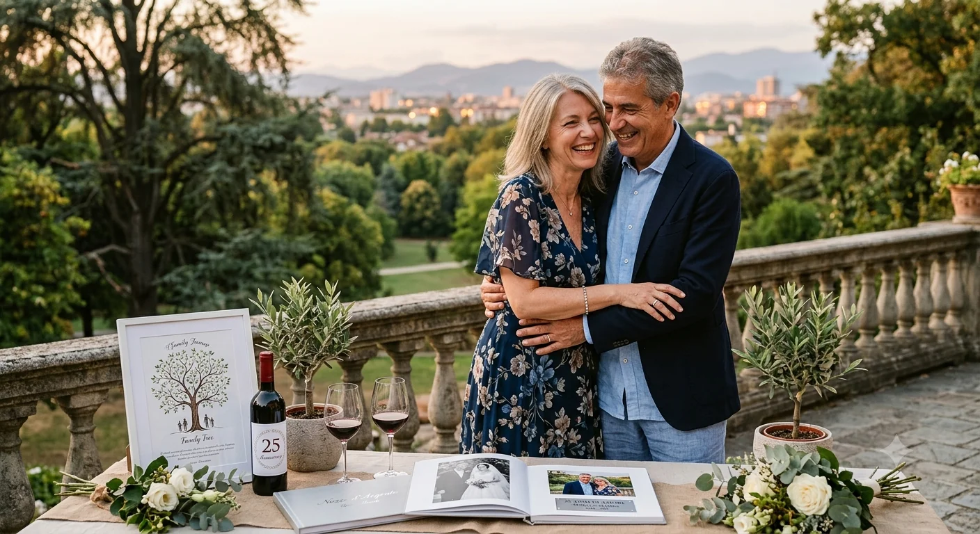 Regalo per i 25 anni di matrimonio: idee per le nozze d'argento che vanno oltre l'argenteria