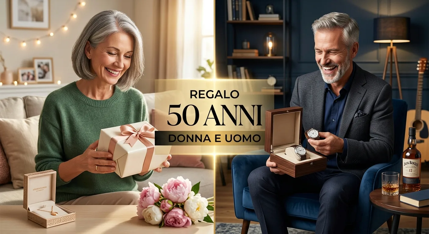 Regalo per i 50 anni: idee originali per lei e per lui