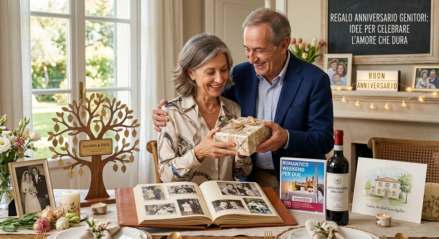 Regalo anniversario per i genitori: idee per i loro anni insieme