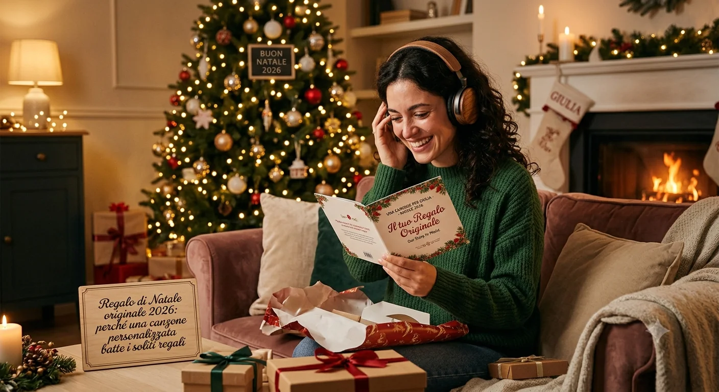 Regalo di Natale originale 2026: perché una canzone personalizzata batte i soliti regali